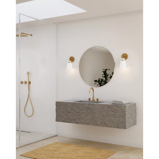 Lexie Collection Contemporary Vanity Light, Brushed Gold
