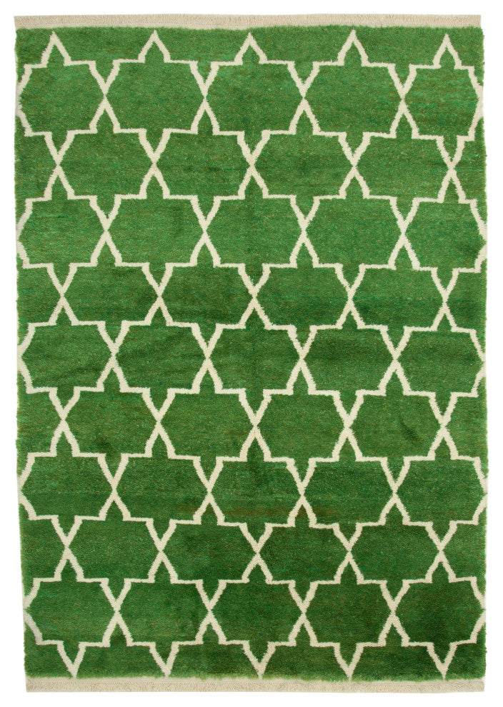 Rug N Carpet - Handmade Decorative 7' 7'' x 11' 0'' Moroccan Area Rug