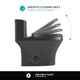 Fine Fixtures Dual-Flush Elongated One-Piece Toilet, Black Matte