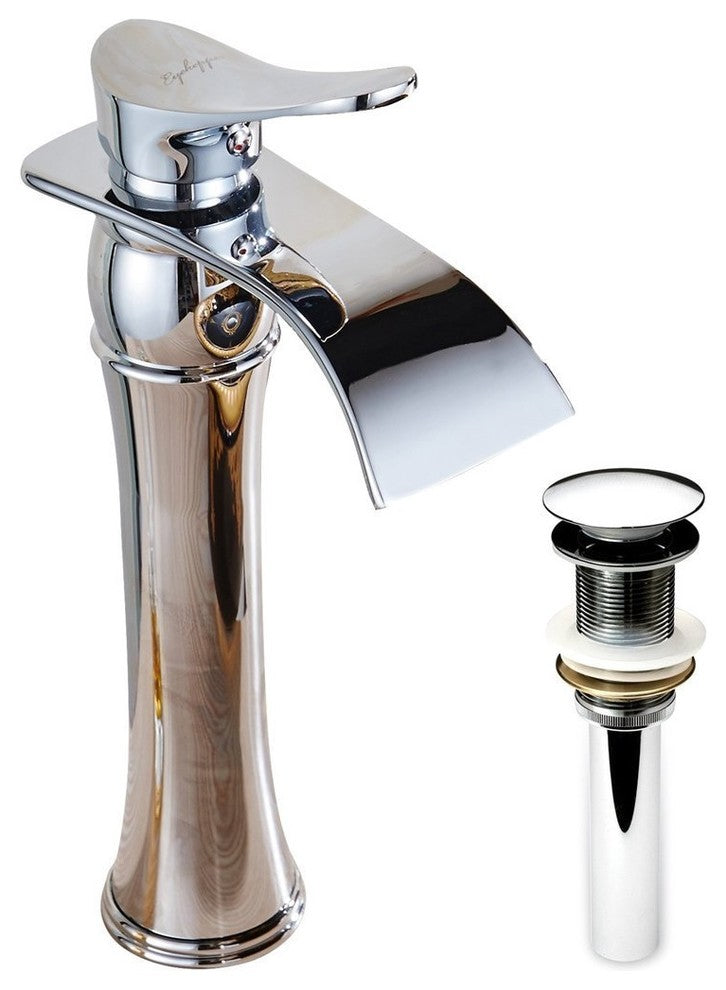 Burgos Single Handle Bathroom Sink Faucet With Drain