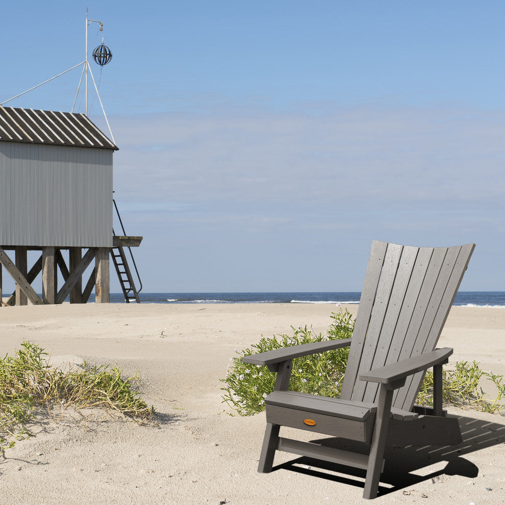 Manhattan Beach Adirondack Chair, Coastal Teak