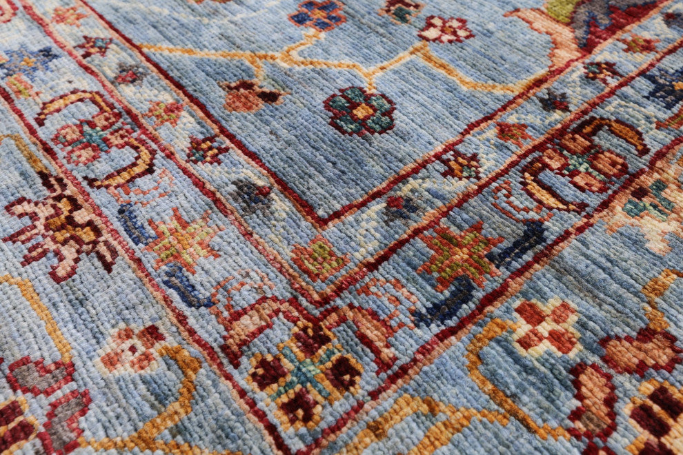 Persian Tabriz Hand Knotted Wool Rug 5' 6" X 8' 6" - Q12366