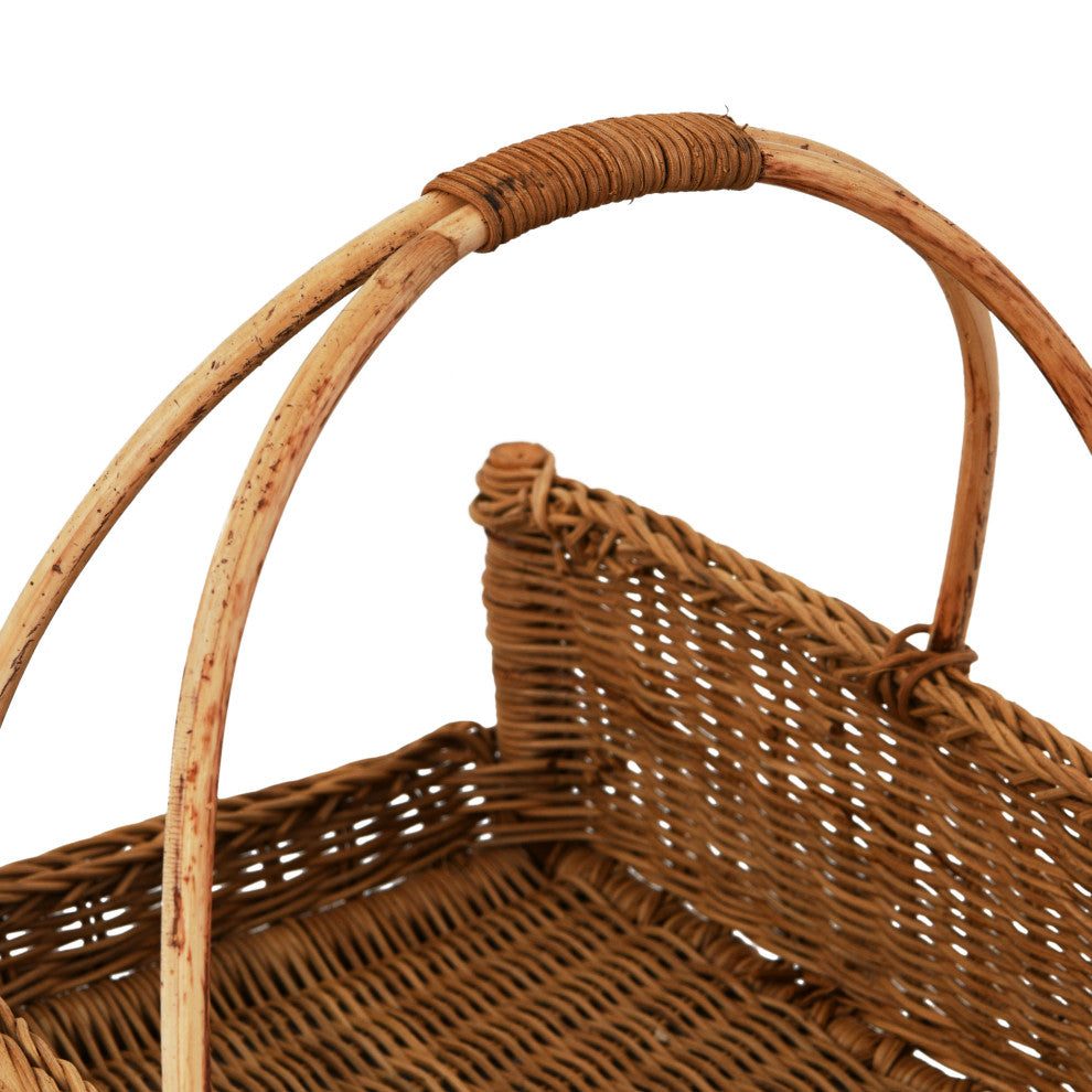 Decorative Rattan Hanging Basket, Natural