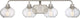 Quoizel TRG8604BN Four Light Bath Fixture Trilogy Brushed Nickel