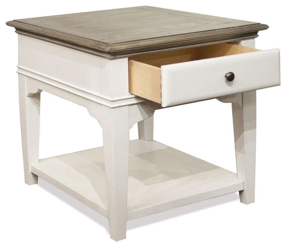 Riverside Furniture Myra Leg Side Table