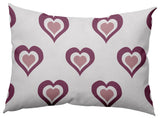 Burnin' Love Decorative Throw Pillow, Muted Purple, 14"x20"