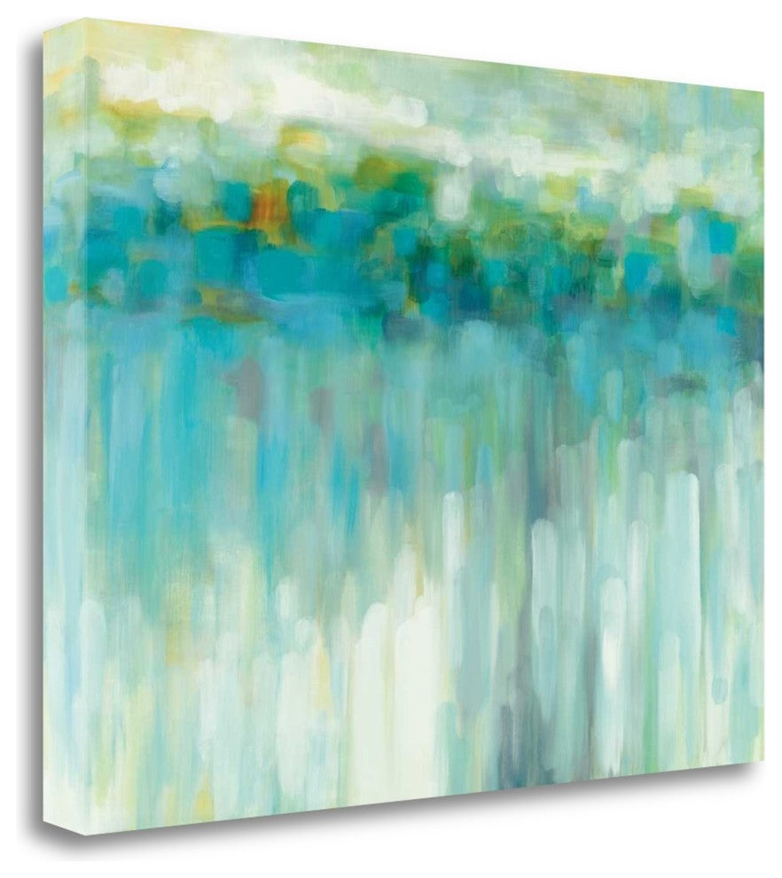 "Lights On The Beach" By Karen Lorena Parker, Giclee on Gallery Wrap Canvas