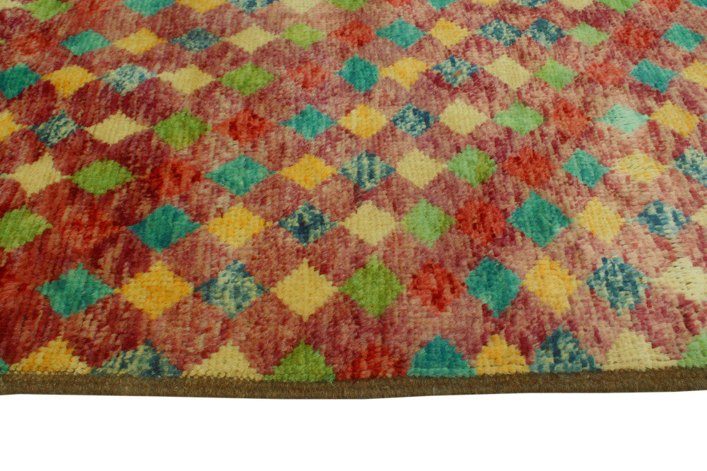 Balochi KoLight en Rust/Turquoise Rug, 5'0x8'1