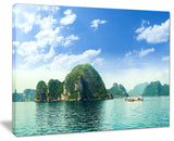 "Ha Long Bay in Vietnam" Canvas Print