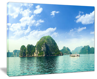 "Ha Long Bay in Vietnam" Canvas Print
