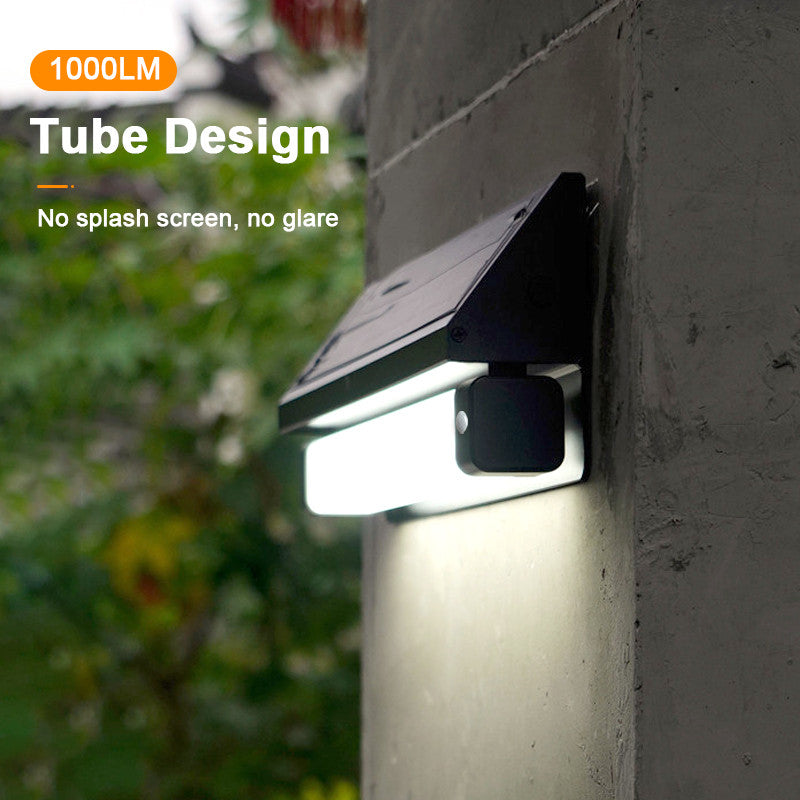 Solar SMART Sensing Self-Contained Selectable LED Color Flood Pathway Wall Light