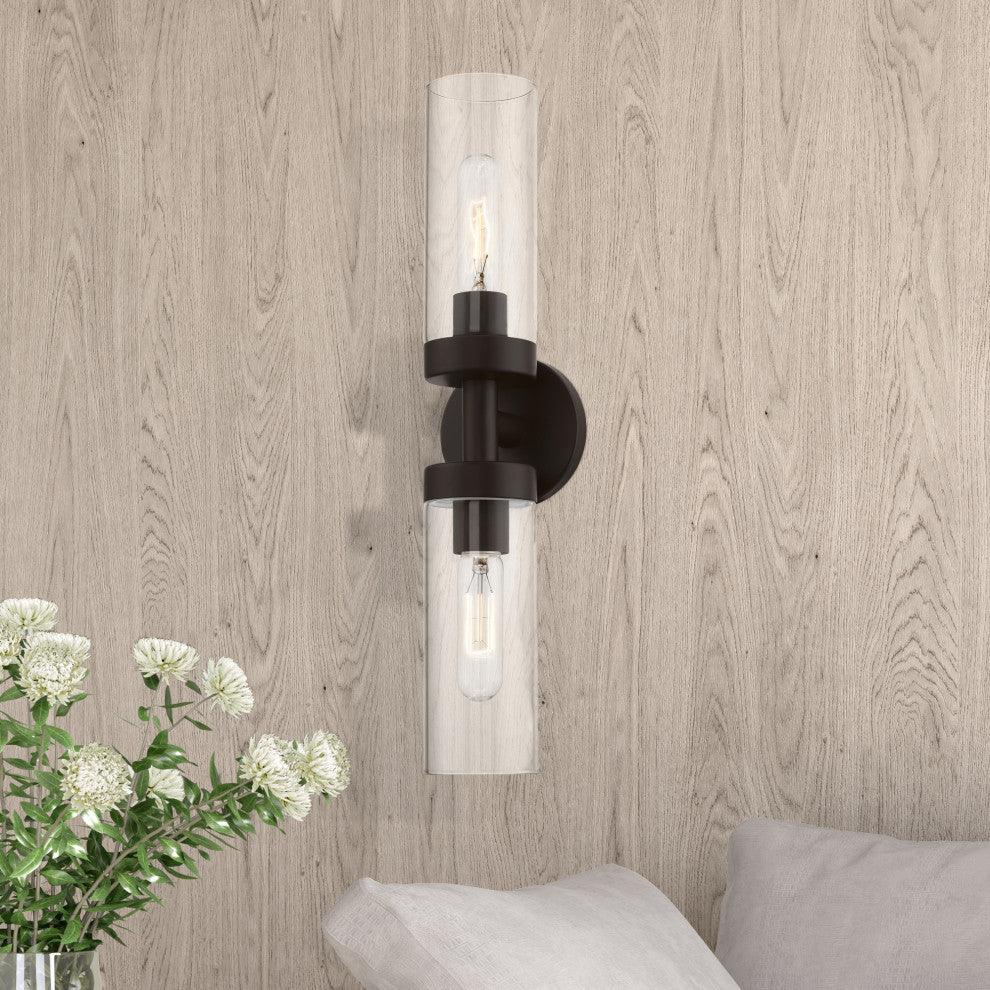 Ludlow 2 Light Bronze ADA Vanity Sconce