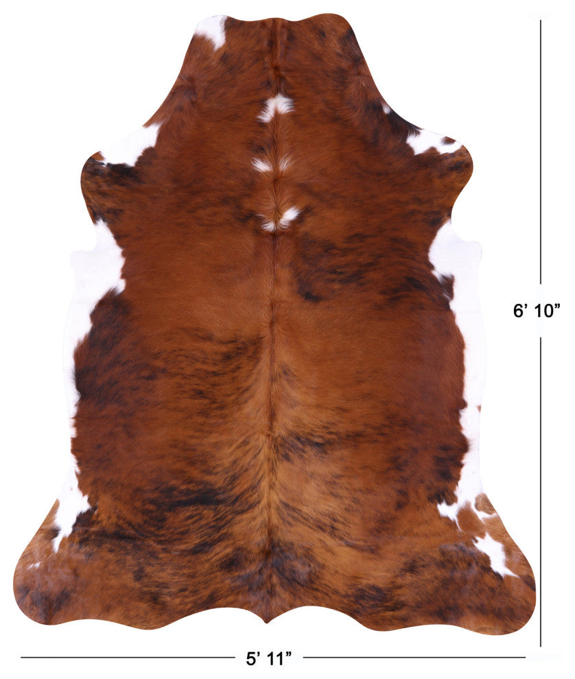 Natural Cowhide Rug 6' 10" X 5' 11" C2264