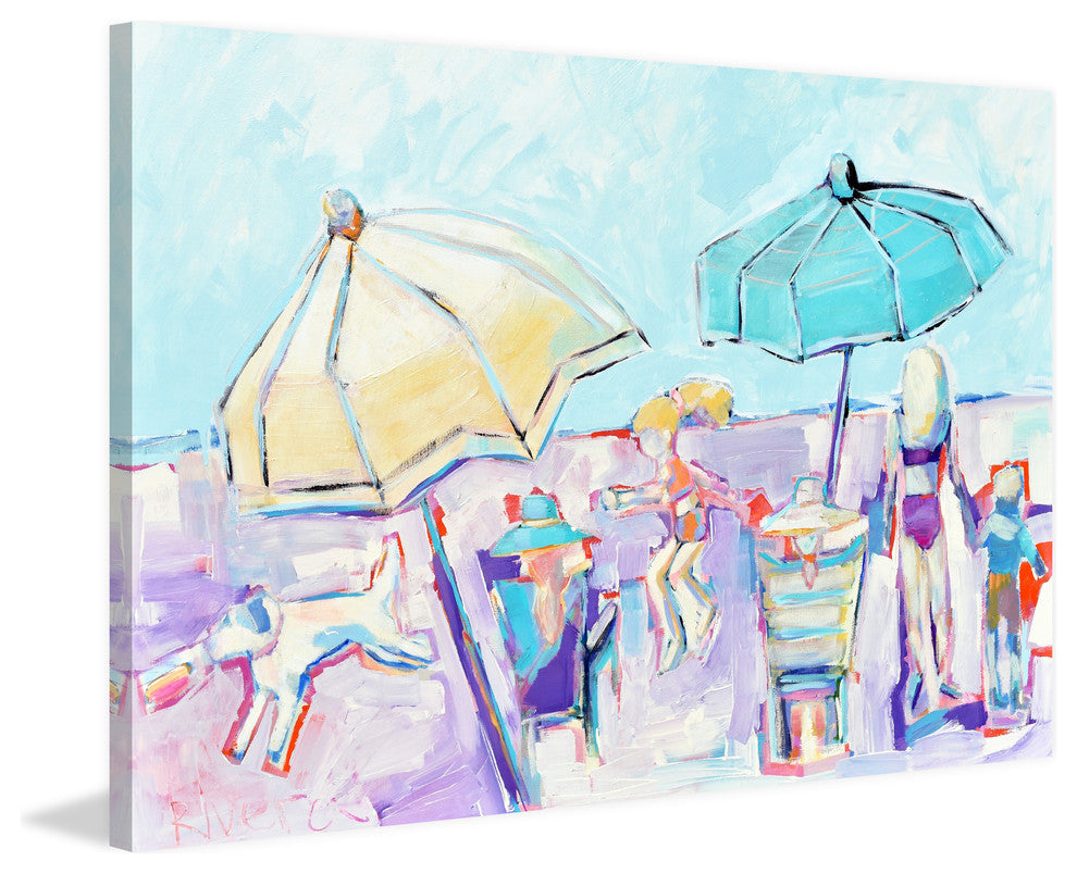 "Letting Loose" Painting Print on Wrapped Canvas, 45"x30"