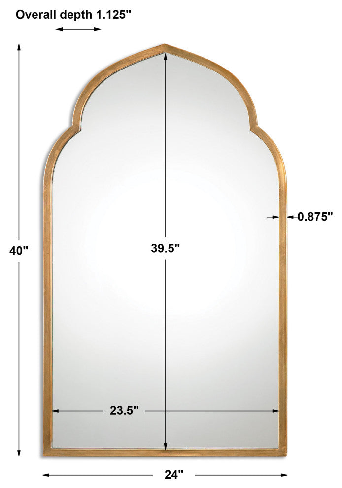 Uttermost Kenitra Gold Arch Mirror