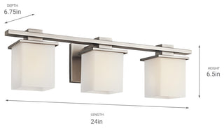 Bath 3-Light, Antique Pewter