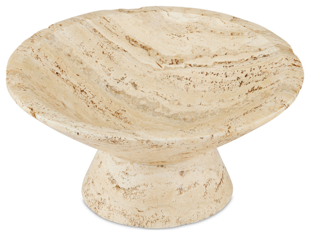 Lubo Travertine Large Bowl