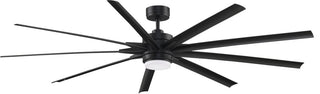 Fanimation FPD8159W Odyn 84" 9 Blade Indoor / Outdoor DC Ceiling - Black