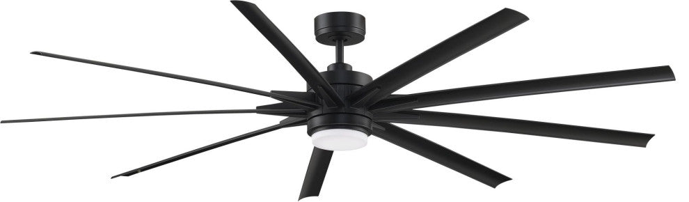 Fanimation FPD8159W Odyn 84" 9 Blade Indoor / Outdoor DC Ceiling - Black