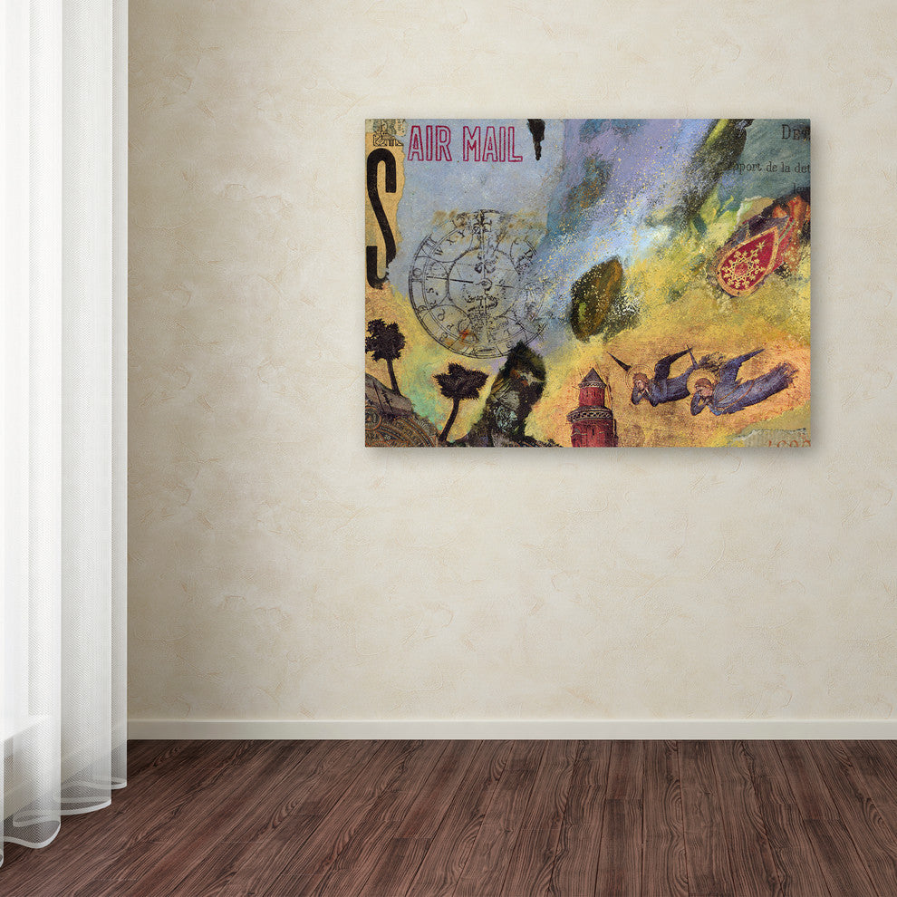 Nick Bantock ''Air Mail'' Canvas Art, 32x24