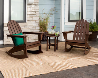 Vineyard 3-Piece Adirondack Rocking Chair Set, Navy