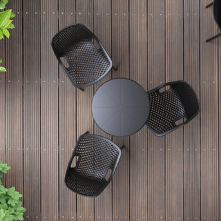 Compamia Air Dining Side Chair, Set of 2, Black