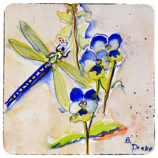 Blue Dragonfly Coaster - 3 Sets of 4 (12 Total)