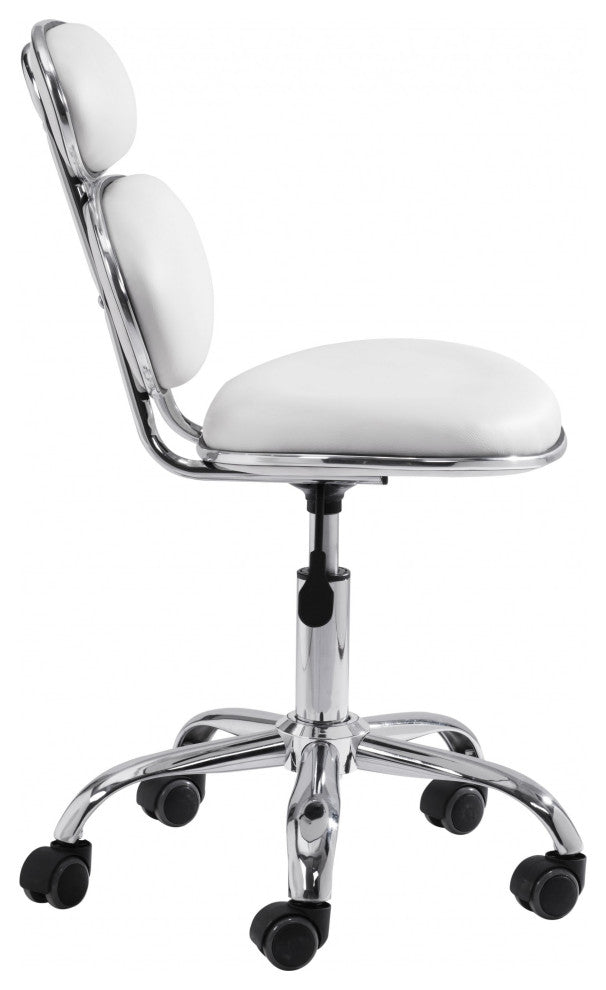 White Metro Retro Office Chair