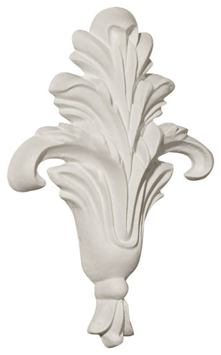 3"W x 4 1/2"H x 1/2"P Small Foliage Onlay