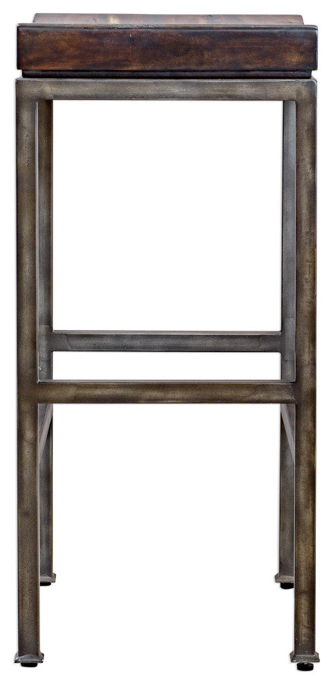 Uttermost Beck Industrial Bar Stool