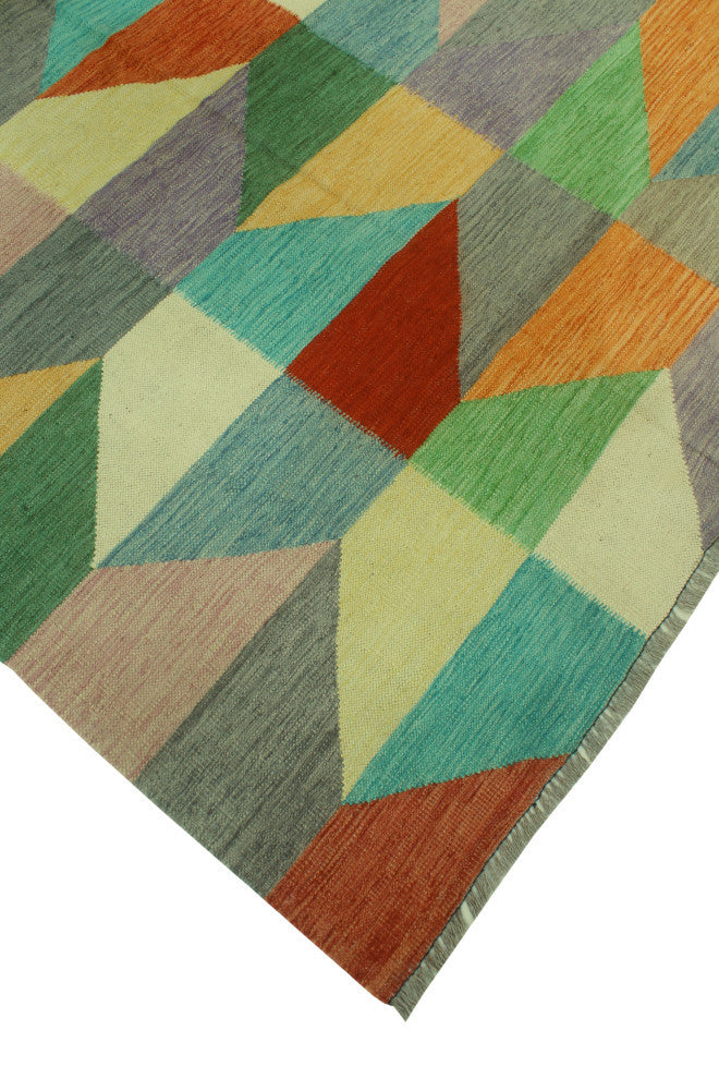 Winchester Kilim Hellboy Rust/Purple Rug, 5'1x6'6