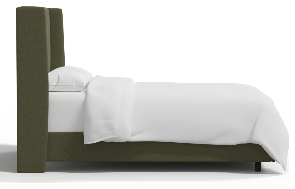 Wingback Bed, Zuma, Zuma Laurel, Queen