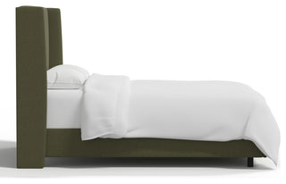 Wingback Bed, Zuma, Zuma Laurel, Queen