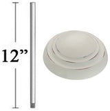 MinkaAire MA DR512 12" Ceiling Fan Downrod for 9 Ft Ceilings - Provencal Blanc