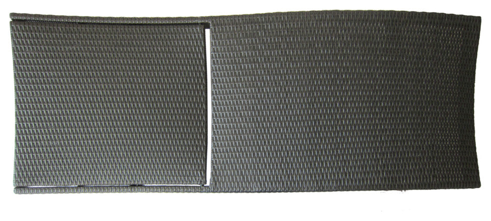 GDF Studio 6-Piece Eliana Outdoor Wicker Chaise Lounge Chairs Set, Gray