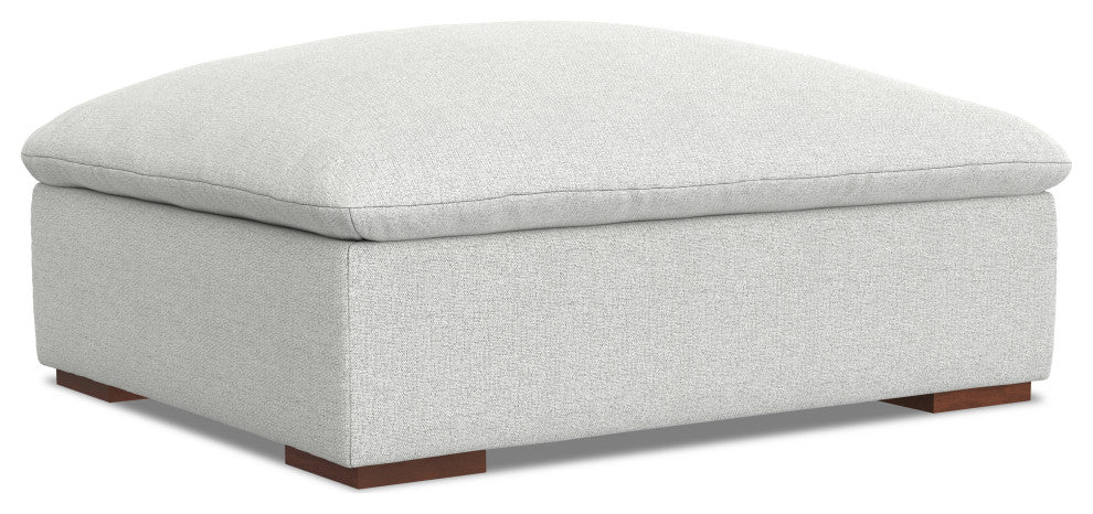 Jasmine Pit Sectional Modular Sofa in Performance Fabric, Cloud Grey