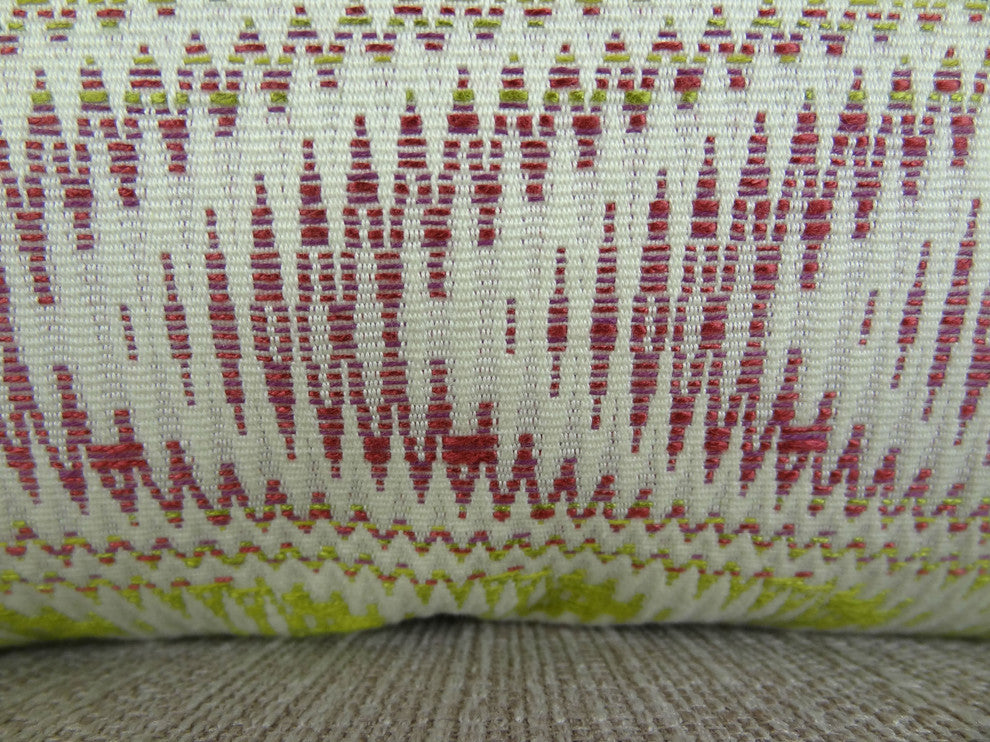 Plutus Charlesview Beet Handmade Throw Pillow, 18"x18"