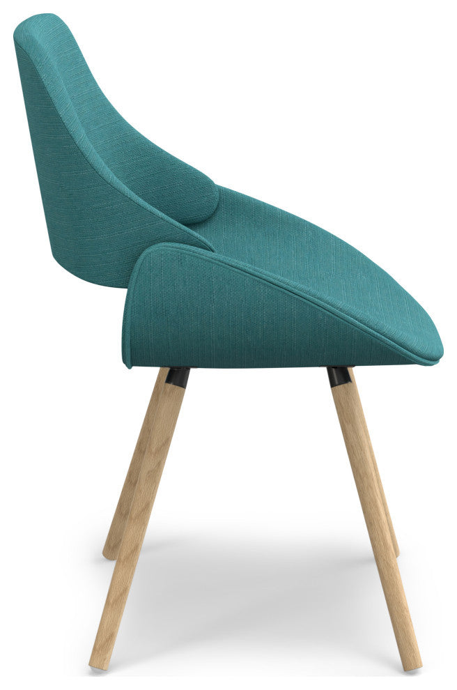 Malden Bentwood Dining Chair with Light Wood