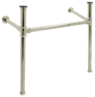 Fauceture Stainless Steel Console Sink Legs, Polished Nickel