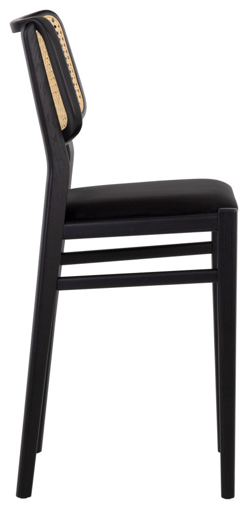 Annex Counter Stool, Abbington Black / Natural