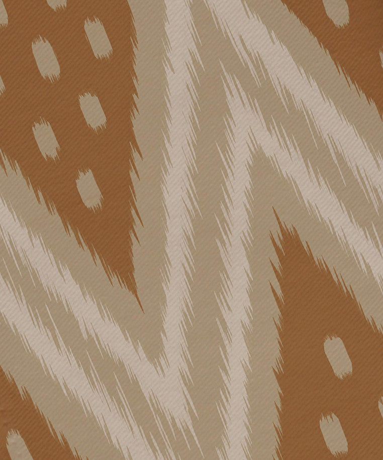 Ikat Diamond Dot Geometric Print Napkin, Caramel, Set of 4