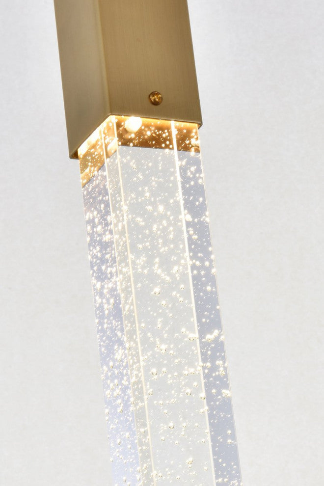 Wade 7-Light Pendant, Satin Gold