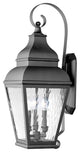 Exeter Outdoor Wall Lantern, Black