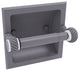 Pacific Grove Recessed Toilet Paper Holder with Twist Accent, Matte Gray