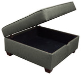 Duobed Storage Ottoman, 36", Flint, 36"