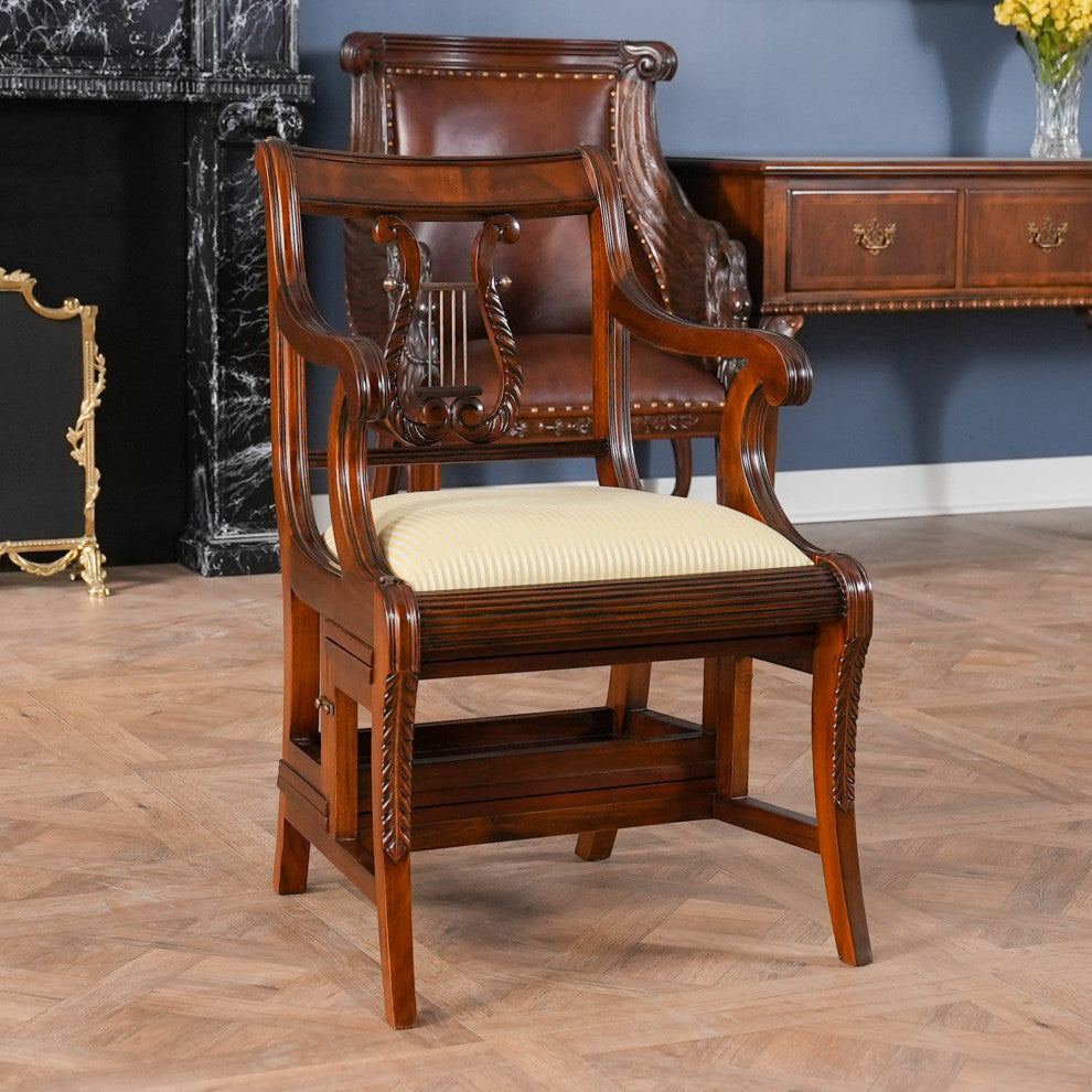 Mahogany Library Chair