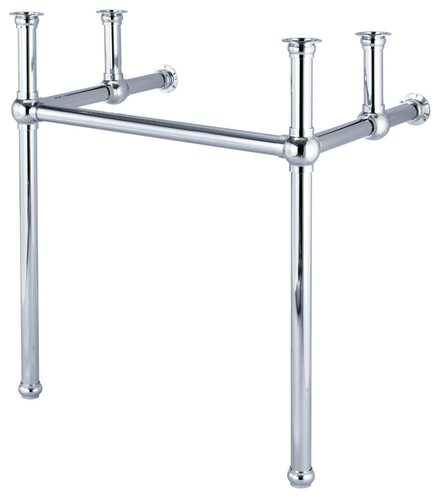 Embassy 30" Wash Stand and P-Trap, Silver