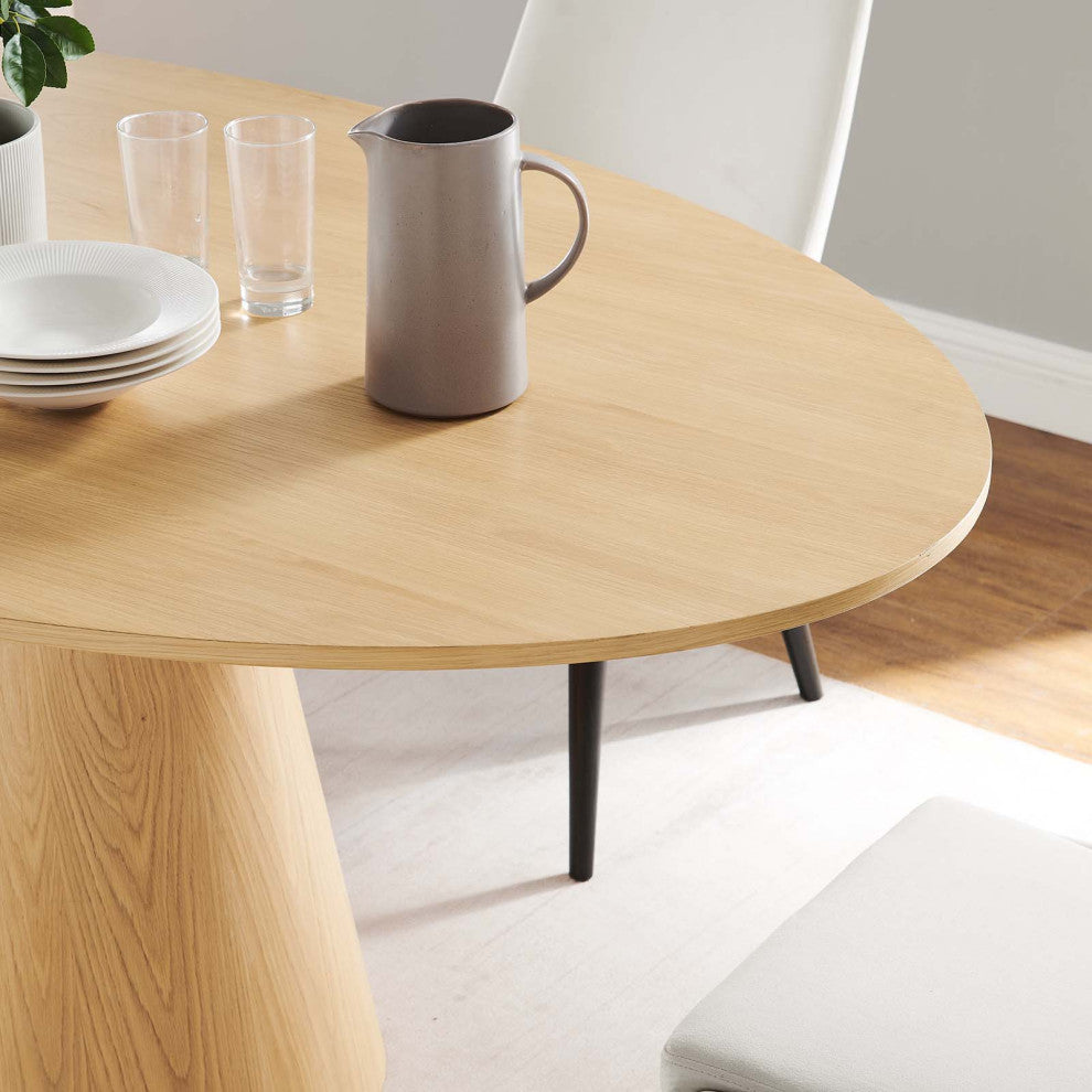 Provision 75" Oval Dining Table, Oak