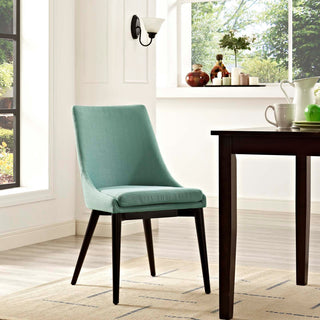 Viscount Upholstered Fabric Dining Side Chair, Laguna