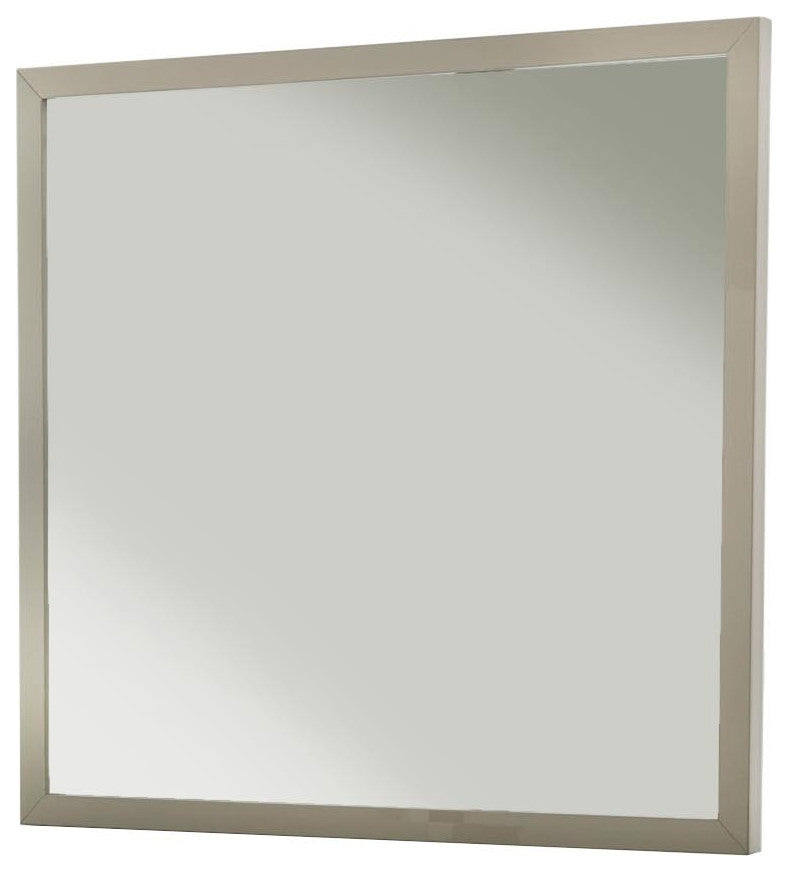 Urban Place Dresser With Mirror, Dove Gray